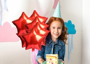 10 Inch <b>Small</b> Star Five-Pointed Eco-Friendly Aluminum Film <b>Balloon</b> for New Year Valentine's Day & Christmas Festivities - Product Image 5