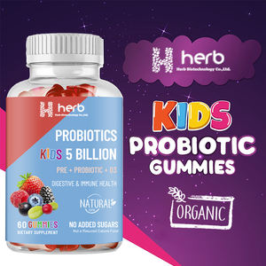 Gummies probiotiques pour enfants ODM/OEM, Merry Berry - 60 gummies - 1,5 milliard d'UFC et fibres prébiotiques - Sans OGM, végétalien - Product Image 5