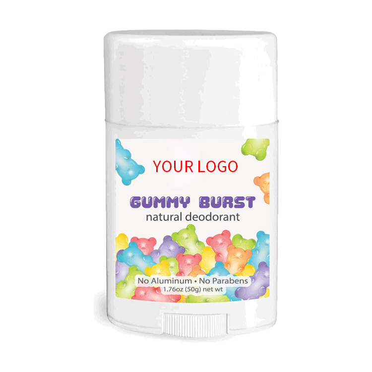OEM-ароматизатор gummy burst, натуральный дезодорант, дезодорант для детей, подростков, масло ши, кокосовое масло, пищевая сода, Крахмал Тапиока