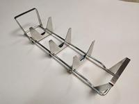 Grille de cuisson multifonctionnelle en acier inoxydable intégrée, panier de barbecue portable, ustensile de cuisson pour jardin, pique-nique et barbecue en extérieur
