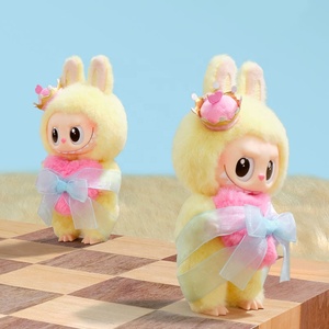 Xác thực popmart labubus Những Con Quái vật mới cho phép của checkmate loạt Vinyl đồ chơi sang trọng búp bê vua nữ hoàng treo thẻ Mặt dây chuyền Keychain - Product Image 3
