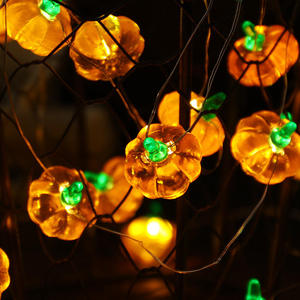 <b>Battery</b>-Powered 1M 2M 3M Pumpkin Copper String <b>Light</b> for Creating Romantic Atmosphere in Bedroom Holiday Party Lighting - Product Image 3