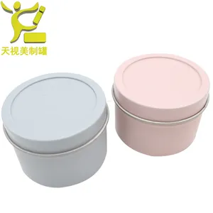 2 OZ Liền Mạch Sâu Cơ Thể Bán Buôn Tùy Chỉnh Hộp 50Ml Nến Tin Với Trượt Nắp