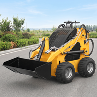 Luxin 360 Günstiger Neuer Kleiner Mini-Gartenlader Kompakt-Radlader mit Schaufel Grabenfräse Rotationspflug