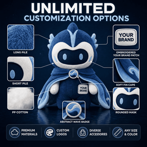 ตุ๊กตาสัตว์นุ่มนิ่ม Lunar Tide Sentinel ของเล่นตุ๊กตาสั่งทำพิเศษ ตุ๊กตาสัตว์นุ่มนิ่ม ของเล่นตุ๊กตาสั่งผลิต OEM ODM ผู้ผลิต รับทำโลโก้ ของขวัญส่งเสริมการขาย - Product Image 4