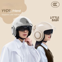 Casque de moto électrique ABS certifié 3C, nouvelle norme nationale A2, chaud pour l'hiver, mignon, toutes saisons, sûr pour hommes et femmes, Chine
