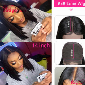 Pelucas de Cabello Humano Remy Virgen Real al por Mayor con Cierre de Encaje HD, Lisas Eurasias, Nudos Decolorados, Encaje HD Fino 5x5, Sin Pegamento - Product Image 3