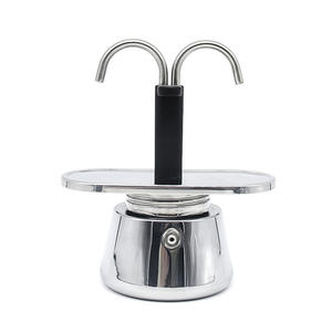 Twin <span class=keywords><strong>Bialetti</strong></span> Mini Express 2 Tazas <span class=keywords><strong>Moka</strong></span> Pot, <span class=keywords><strong>Moka</strong></span> Doble Pot Valve Mini Express - Product Image 1