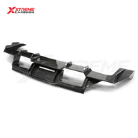 Diffuseur arrière en fibre de carbone sèche style V pour BMW G87 M2 Coupé, séparateur de spoiler inférieur, lèvre de pare-chocs arrière améliorée, pièces automobiles