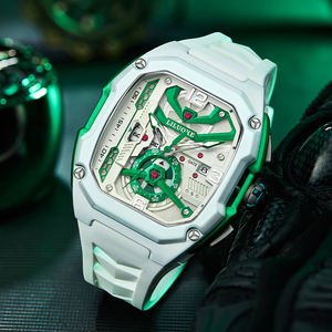 Reloj de cuarzo con diseño de esqueleto para hombre, nuevo, de lujo, luminoso, resistente al agua 30M, con calendario, deportivo, Reloj Hombre - Product Image 2