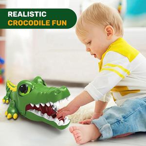 لعبة تمساح بجهاز تحكم عن بعد لعبة عض تفاعلية ومزحة لعبة كهربائية بتحكم عن بعد تمساح دوار مع صوت - Product Image 5