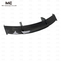 Kit carrosserie en fibre de carbone véritable style MP, grand aileron arrière, aileron de coffre arrière pour BMW G82 M4 2020-IN
