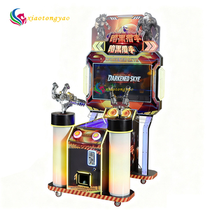 Machine de jeu d'arcade en métal à deux joueurs, à monnayeur, simulateur de tir à la pistolet pour enfants, couleur personnalisée en anglais, vente chaude - Product Image 2