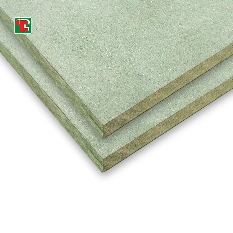 Fábrica de Mdf 5 Mm 12Mm 15 Mm 18Mm E0 E1 Hmr Panel de madera a prueba de agua Verde Tablero de Mdf liso Precio