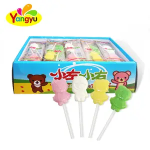 Hot Sell Handmade Deco Tiger Shaped Candy Lollipops With Plastic