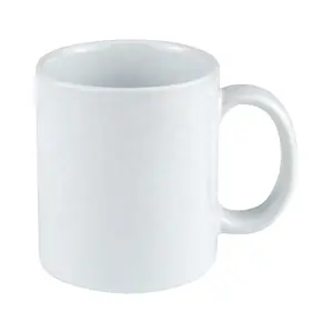 Tazze in ceramica bianca più vendute tazza da caffè in ceramica fatta a mano all'ingrosso nera con stampa personalizzata