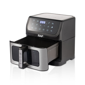 RAF Multifunctional Easy Operation Large Capacity 10L Air Fryers Touch Screen Stainless Steel VisIble Air Fryer for Bake Broil - Product Image 4