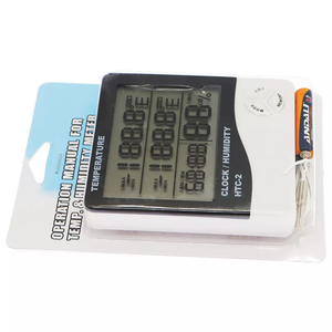 Tốt nhất Trạm thời tiết trong nhà kỹ thuật số nhiệt độ độ ẩm mét phong vũ biểu Nhiệt kế ẩm kế - Product Image 5