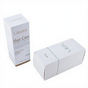Boîtes cosmétiques rigides en carton gaufré personnalisées avec logo imprimé, écologiques, pour vernis à ongles, huile, shampoing, parfum, soins capillaires - Product Image 3