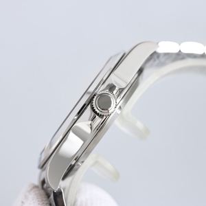 Reloj Mecánico de Lujo para Hombre con Esfera Marrón Sunburst, Indicador de Fecha, Cristal de Zafiro y Correa de Acero Inoxidable 904L - Product Image 5