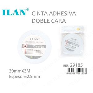 Nastro Biadesivo 30mm X 3m Spessore 2.5mm - Product Image 1