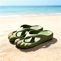 Tongs d'été amusantes en EVA en forme de grande patte, imperméables et respirantes, idéales pour la salle de bain, la douche, la plage, la piscine et l'intérieur – Nouveauté 2026, Vente Flash