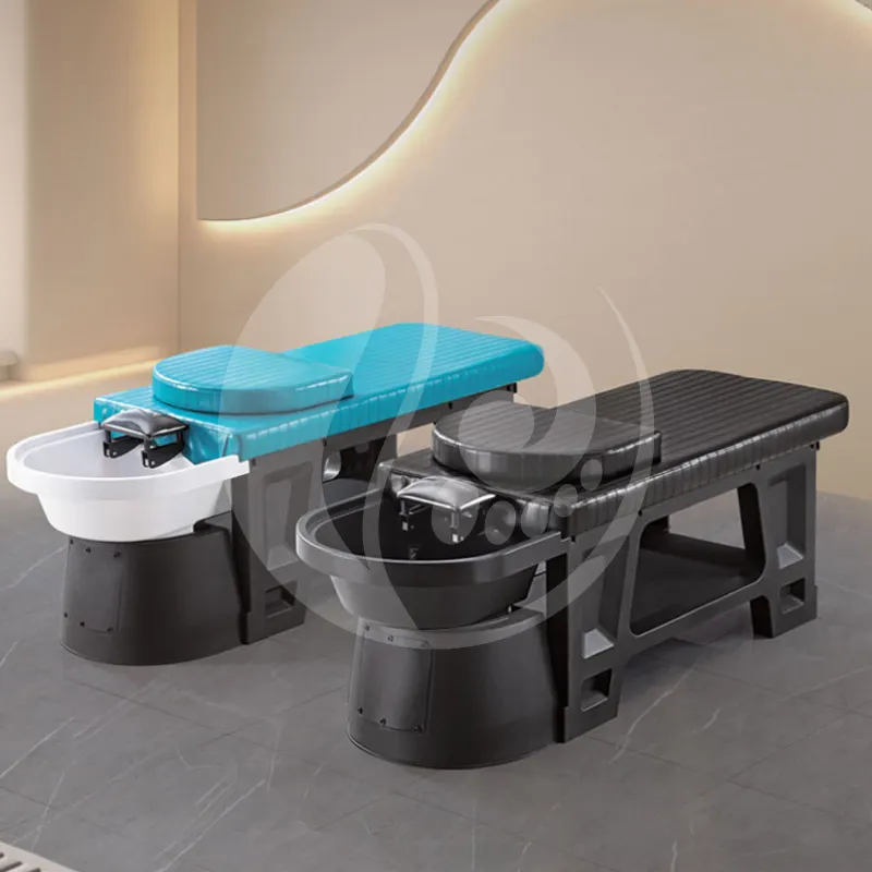 Best Verkopende Nieuwe Ontwerp Haarwasbed Salon Shampoo Massage Watertherapie Spa Hoofdbed Met Steamer Elektrisch