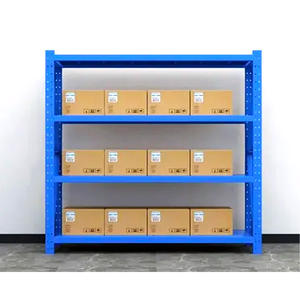 מדף אחסון חזק מפלדה עם לוחות MDF, מתכוונן, 5 מדפים, ללא ברגים, מדפי מתכת לאחסון קל במחסן - Product Image 2