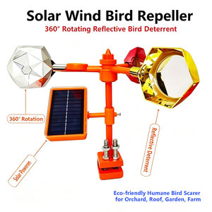 Dispositif répulsif <span class=keywords><strong>pour</strong></span> oiseaux réfléchissant <span class=keywords><strong>pour</strong></span> l'extérieur, dissuasif solaire <span class=keywords><strong>pour</strong></span> effrayer <span class=keywords><strong>les</strong></span> <span class=keywords><strong>pigeons</strong></span>, <span class=keywords><strong>les</strong></span> écureuils et autres oiseaux sauvages - Product Image 1