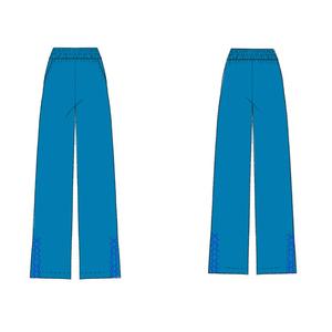 Pantalon <span class=keywords><strong>AMENO</strong></span> pour femmes en lin de couleur unie taille moyenne - Product Image 4