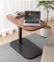 Table de canapé pliable et réglable en hauteur, table centrale portable pour dortoir, salon, usage domestique et de loisirs, table d'appoint de chevet