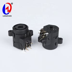 Adaptateur de haut-parleur audio <span class=keywords><strong>XLR</strong></span> 1/4 <span class=keywords><strong>Combo</strong></span> <span class=keywords><strong>Jack</strong></span> 11 broches Noir Montage sur panneau Connecteur pour équipement audio professionnel - Product Image 2