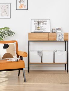 Khá Trắng Cube hộp lưu trữ cho quần áo và đồ lặt vặt gấp bin - Product Image 6