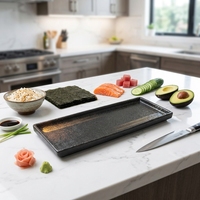 ESTICK Assiette en porcelaine multi-scènes, pratique, compatible micro-ondes, structure martelée, idéale pour les fêtes de famille