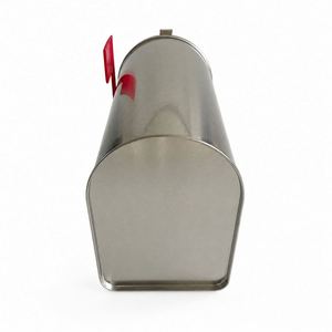 Mini Buzón de Metal con Impresión de Logotipo Personalizado, Caja de Regalo Decorativa de Metal con Bandera Roja para Eventos Promocionales y Regalos - Product Image 4