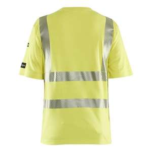 BLAKLADER - 348017613300M Multinorm Hi-vis t-<b>shirt</b> Yellow - EAN 7330509725764 <b>FLAME</b> RESISTANT WORKWEAR - Product Image 3