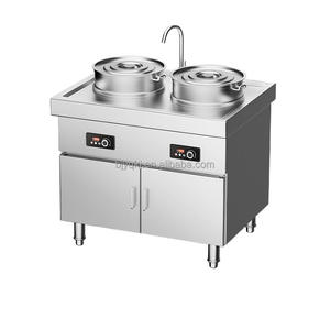 Olla Eléctrica Comercial de Doble Tanque para Sopa, Capacidad de 25L/35L, 9 Niveles de Ajuste de Potencia para Restaurantes y Servicios de Catering - Product Image 5