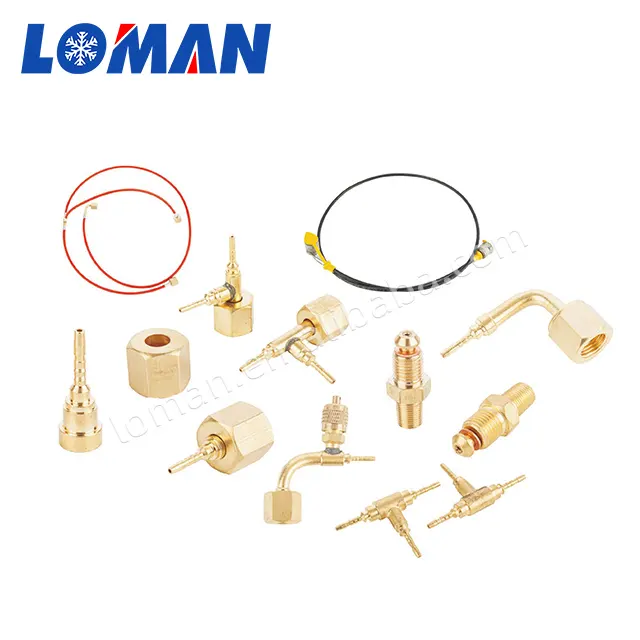 LOMAN refrigeration unit Pressure hose and the pass through and elbow and tee using in the air condition and cooling system