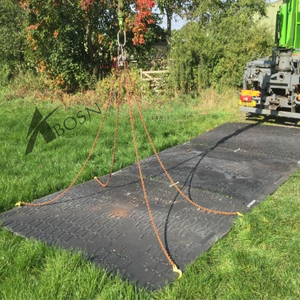 Tapis de chantier robustes en UHMWPE, plaques de protection pour routes d'accès - Product Image 4