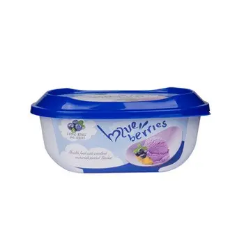 Contenitore di Imballaggio di plastica Congelato PP Yogurt Vasca Vaso Tazza di Yogurt con Coperchio Cucchiaio