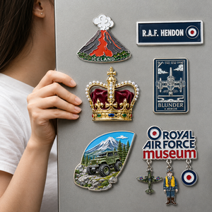 Imán de Refrigerador de Metal Esmaltado Personalizado, Recuerdo de Viaje del Coliseo de <span class=keywords><strong>Roma</strong></span>, Italia, Imanes 3D para Refrigerador, Logotipo Personalizado de Fábrica - Product Image 3