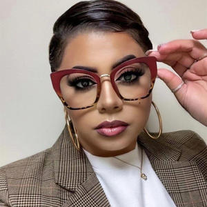 Lunettes de luxe pour femmes, surdimensionnées, bloquant la lumière bleue, ins seven mikado stan knight arms, lunettes à monture épaisse progressive, 2023 - Product Image 3