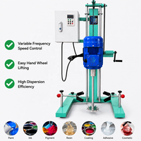 Mélangeur Disperseur à Fréquence Variable à Levage Manuel Haute Vitesse pour la Production de Peintures, Encres, Revêtements, Adhésifs et Cosmétiques