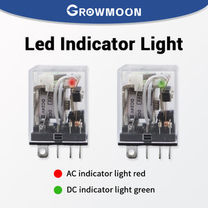 Growmoon Kleine Tussenliggende Led-Indicator Lichtrelais Hh 63P Dc 12V Industriële Bedieningselementen Zonder Basisspanningbeschermer - Product Image 5
