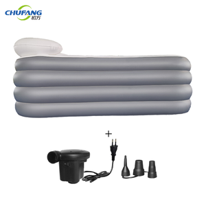 Chufang Baignoire <span class=keywords><strong>gonflable</strong></span> en plastique PVC personnalisée Baignoire d'angle Baignoire autoportante bon marché - Product Image 2