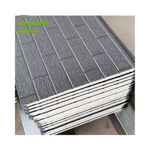 Vật liệu xây dựng nhà thép trang trí tấm Tường Polyurethane Sandwich Panel PU bọt acustic Panel tường