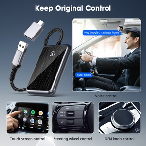 อะแดปเตอร์ CarPlay ไร้สายสำหรับ iPhone USB รถเล่น dongle กล่อง Ai แปลงโรงงานสาย CarPlay เป็นไร้สาย CarPlay - Product Image 2