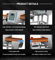 Detector de Metales Industrial de Alta Precisión y Detectores de Metales con Certificación ROHS, Hecho de Acero Plástico para Aplicaciones Alimentarias