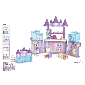 Purple Castle <span class=keywords><strong>Ménage</strong></span> Pet Kids Pretend Play Game - Product Image 1