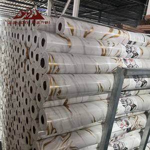 Rouleau mural en mousse Wayon effet marbre lisse, <span class=keywords><strong>autocollant</strong></span> 3D imitation pierre, papier peint adhésif à peler et coller pour hôtel - Product Image 2